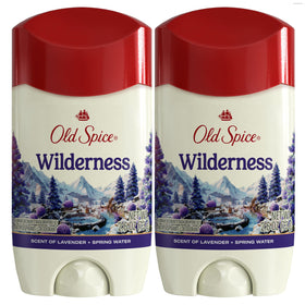 Old Spice front packaging showing dry feel label and fresh scent benefit