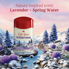 Old Spice on bathroom counter showing everyday routine ease and freshness benefit