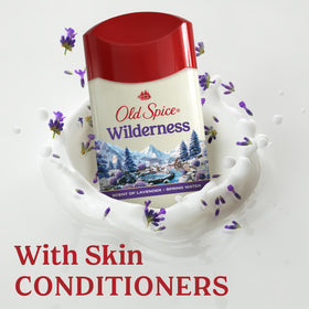 Old Spice stick in hand for scale and easy-carry convenience benefit