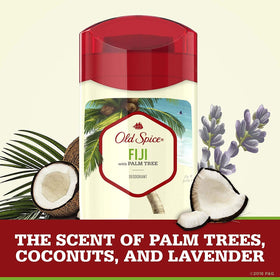Old Spice Fiji three-pack arranged to show value and convenience