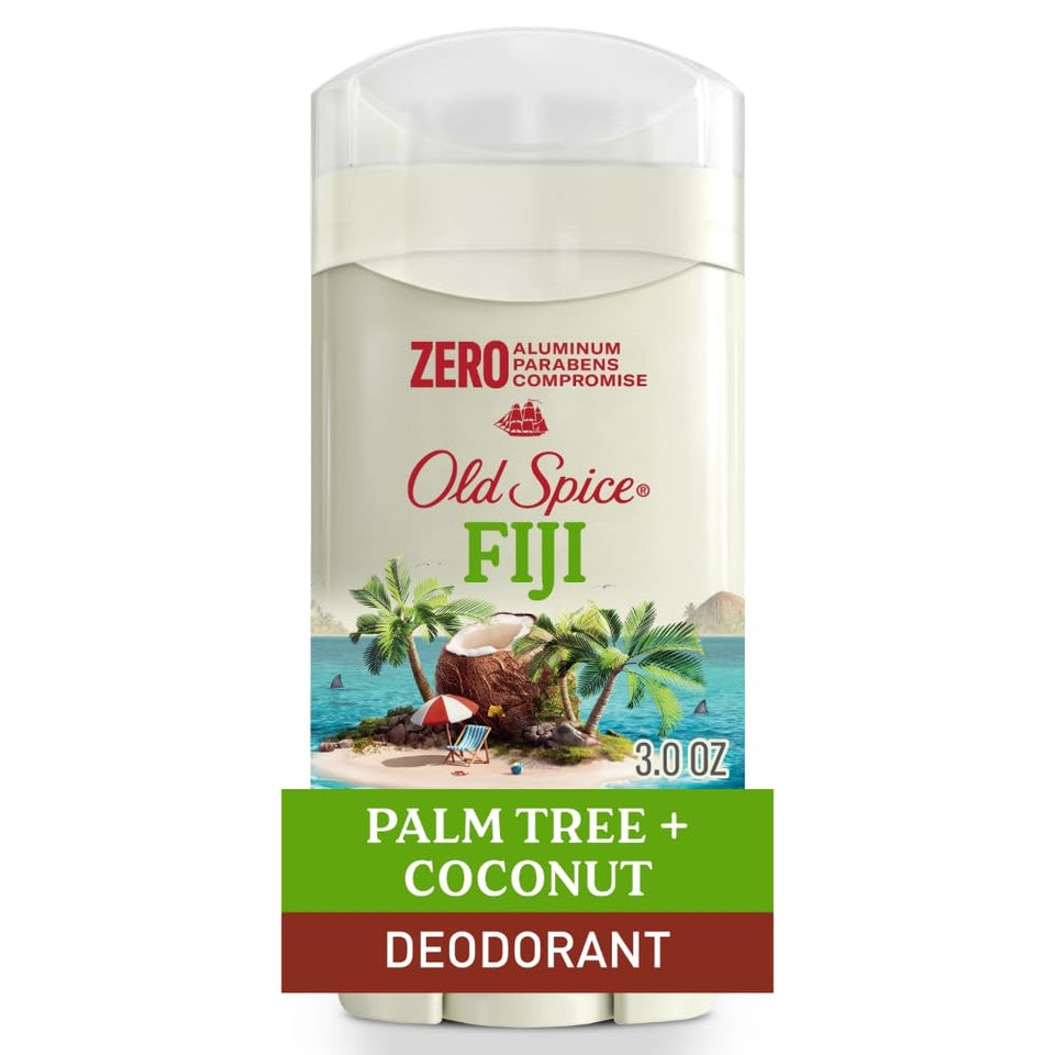 Old Spice Fiji front packaging showing scent name and size for quick identification