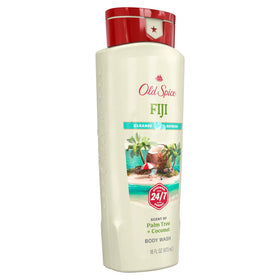 Old Spice Fiji close-up of creamy lather demonstrating effective cleansing