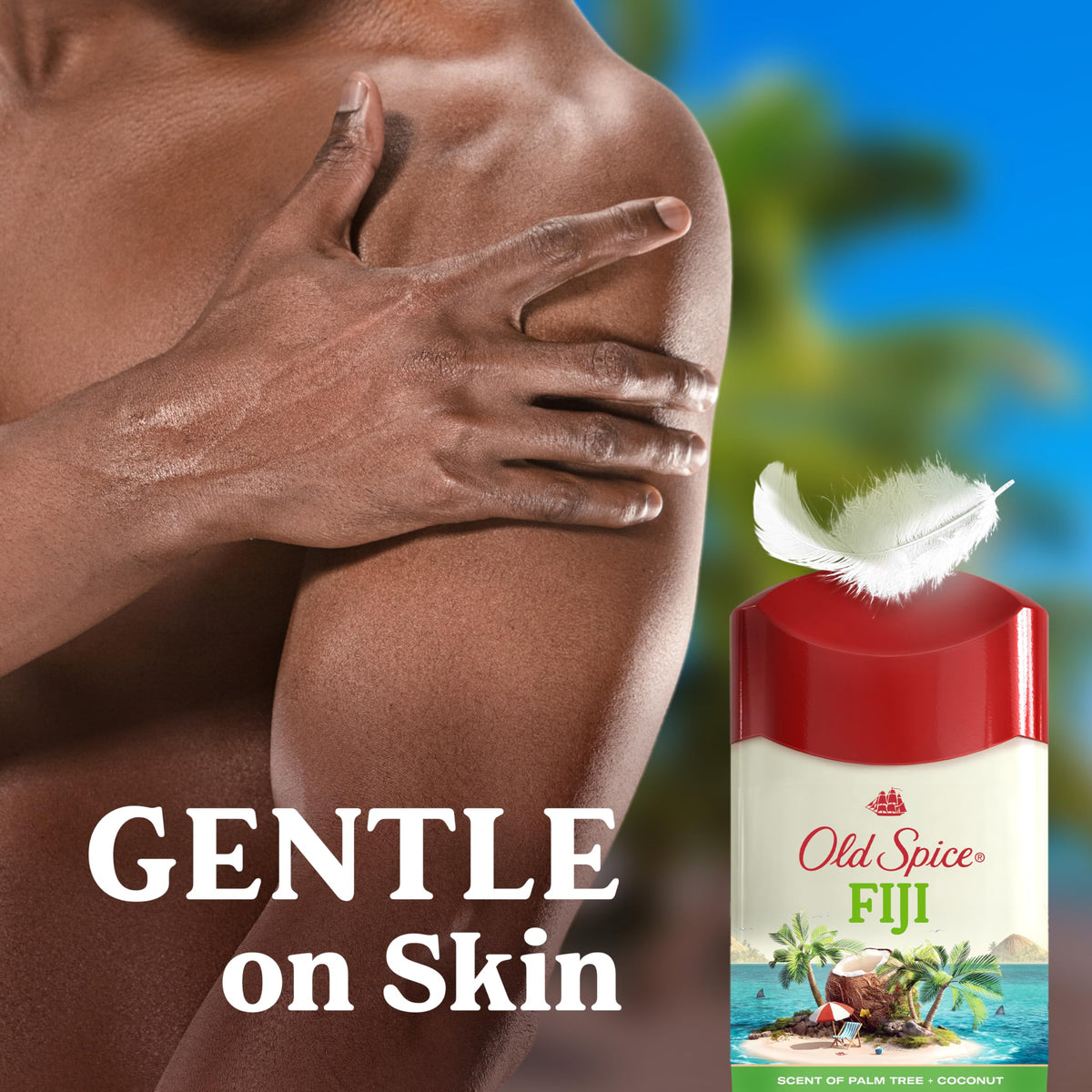 Three Old Spice Fiji sticks arranged together showing value pack convenience and consistent protection