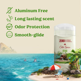 Old Spice Fiji stick open demonstrating smooth application and easy use