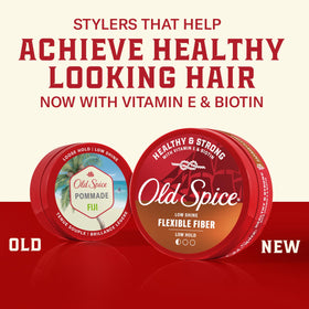 Old Spice open jar texture close-up demonstrating easy workability