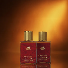 Old Spice Forbidden Woods on bathroom vanity suggesting everyday grooming routine