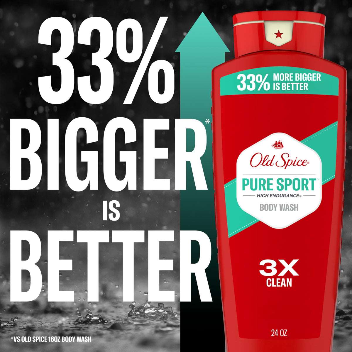 Old Spice pack of four bottles for value and extra supply