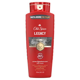 Old Spice front bottle showing label and 24 oz size for long-lasting use