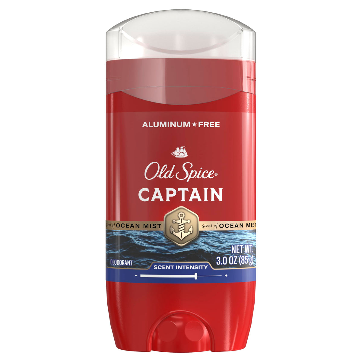old spice front packaging captain showing bold label and travel-friendly size