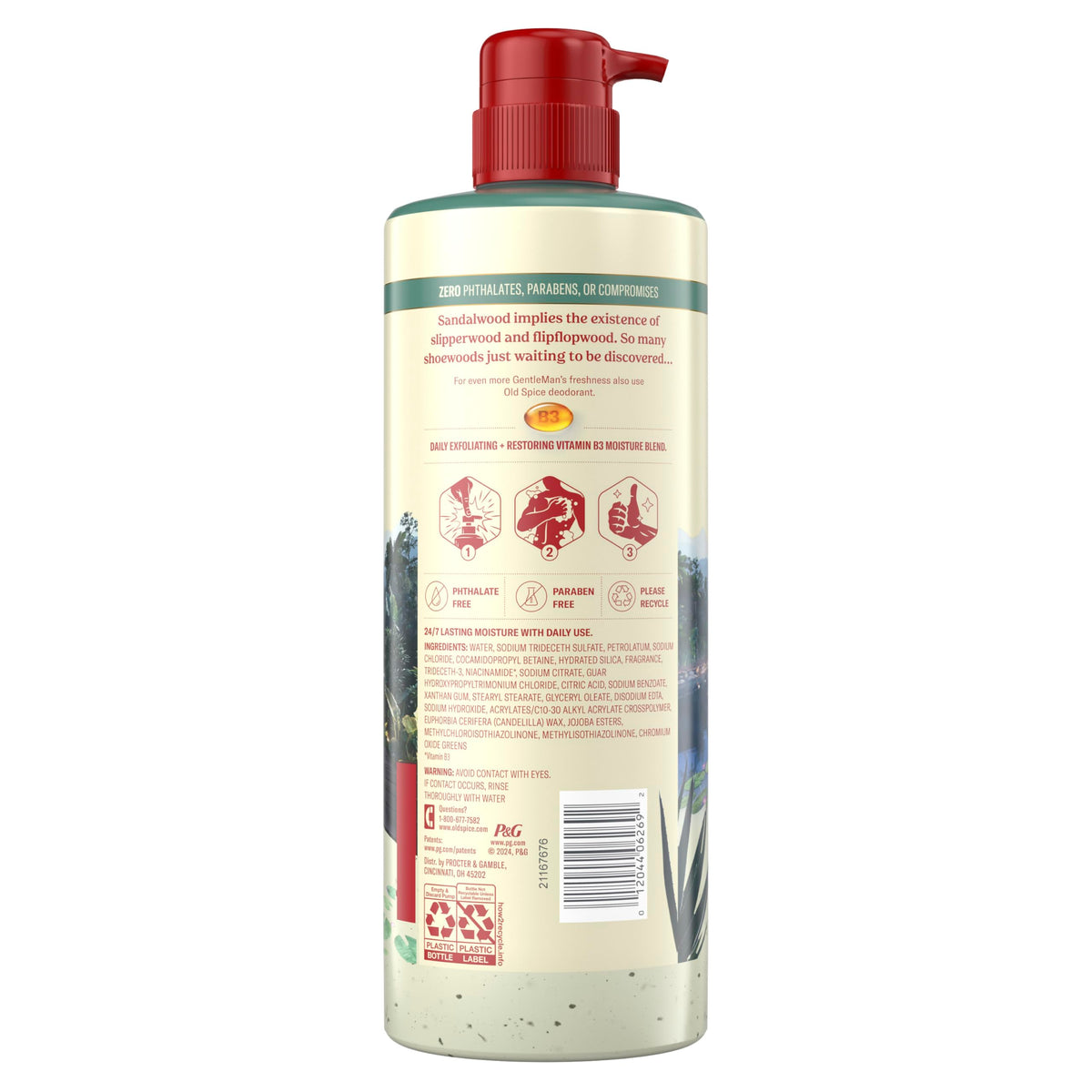 Old Spice lifestyle bathroom shelf display suggesting daily grooming routine