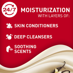 Old Spice GentleMan’s back label close-up showing ingredients and usage benefit: ingredient transparency