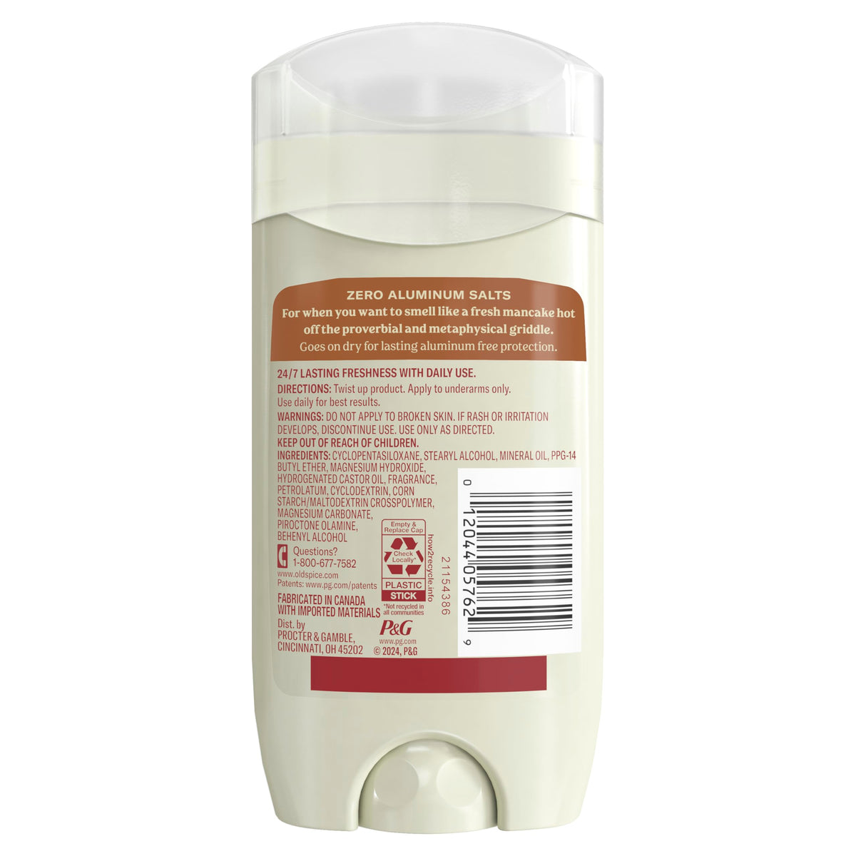 Old Spice GentleMan's styled with brown sugar and cocoa butter props, conveys scent profile
