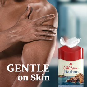Old Spice Harbor three-pack arranged to show value and consistent protection