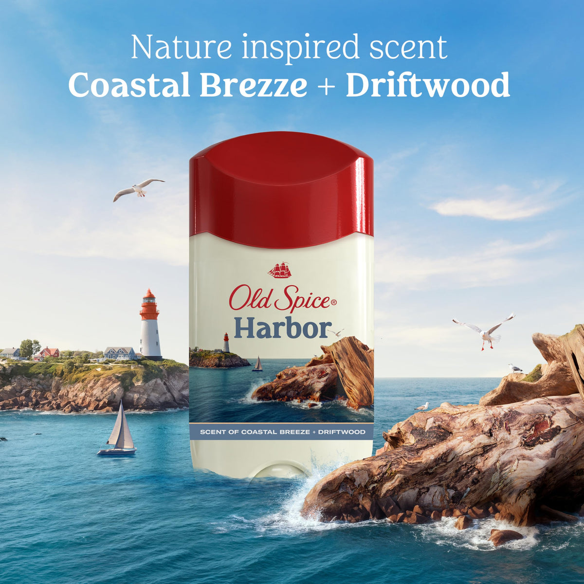 Old Spice Harbor in hand for size comparison and travel-ready benefit