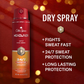 Old Spice Headliner back label details and ingredient list for transparency