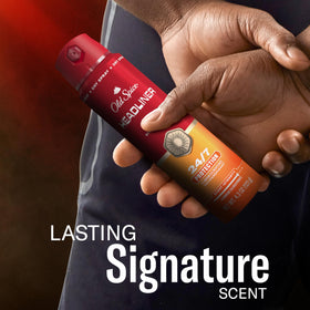 Old Spice Headliner packaging focus suggesting responsible material choice benefit