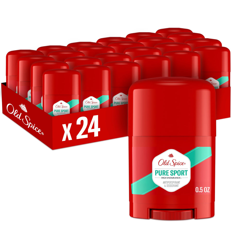 Old Spice High Endurance front package showing scent and size benefiting easy identification