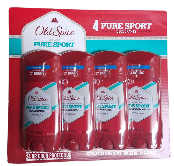 Old Spice High Endurance front packaging showing bold label and 12 ounce size for confidence