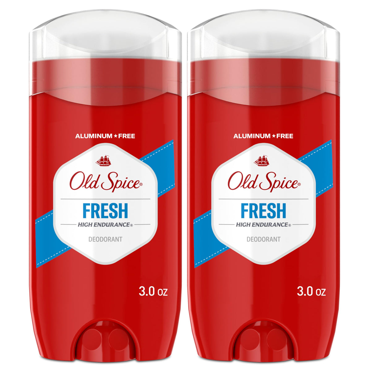 Old Spice front packaging showing brand and fresh scent benefit