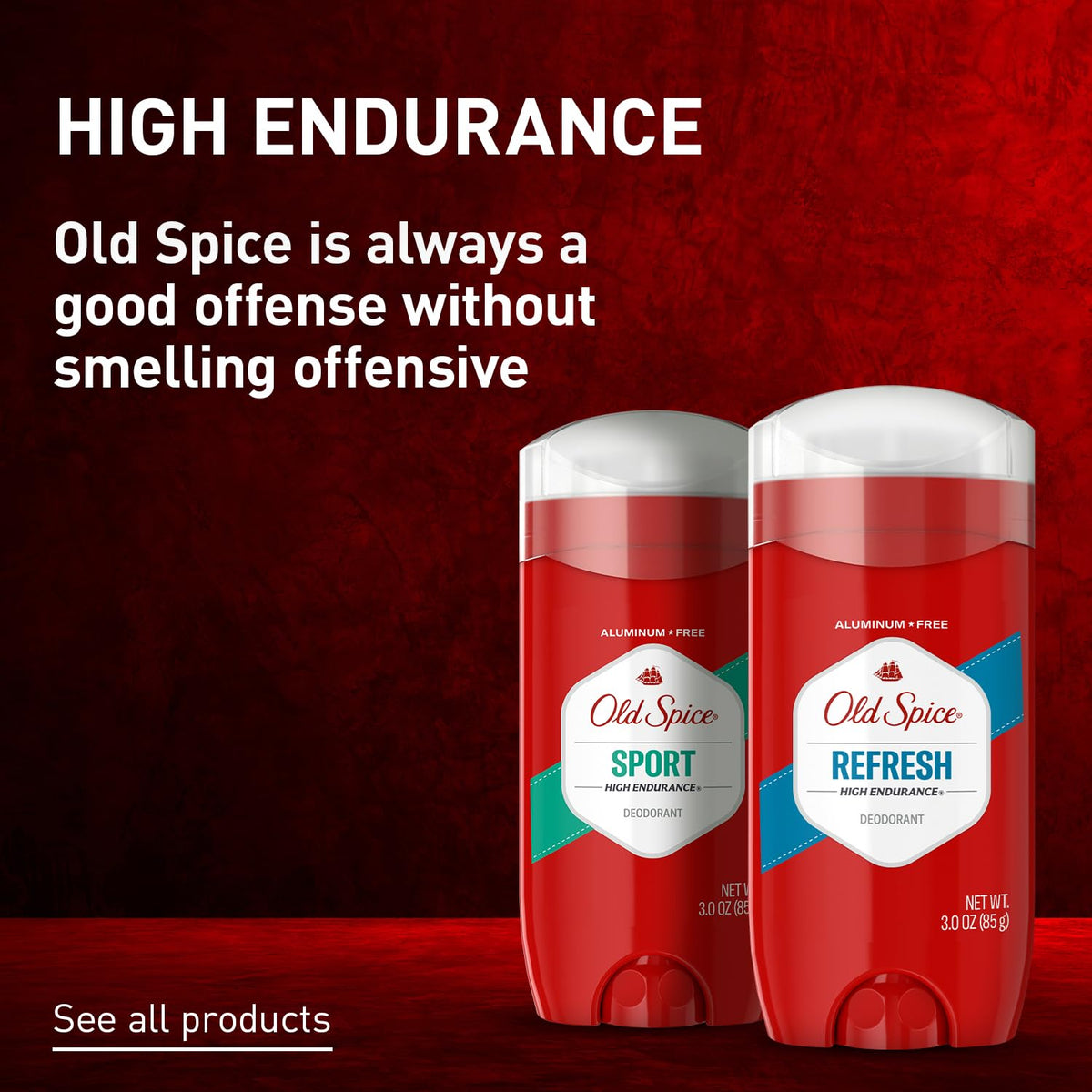 Old Spice stick inside gym bag for easy access and post-workout freshness