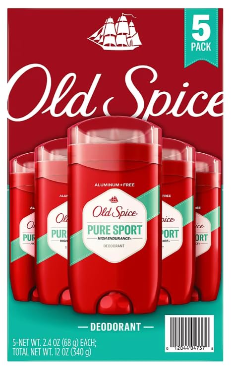 Old Spice product next to ruler highlighting 12-ounce scale and compact storage advantage