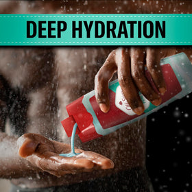 Old Spice Hydro Wash rich lather close-up showing deep-clean benefit