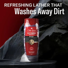 Old Spice on a shower shelf illustrating daily-use readiness and tidy storage
