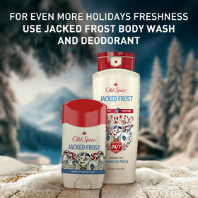 Old Spice Jacked Frost staged as a stocking stuffer gift idea for holiday giving
