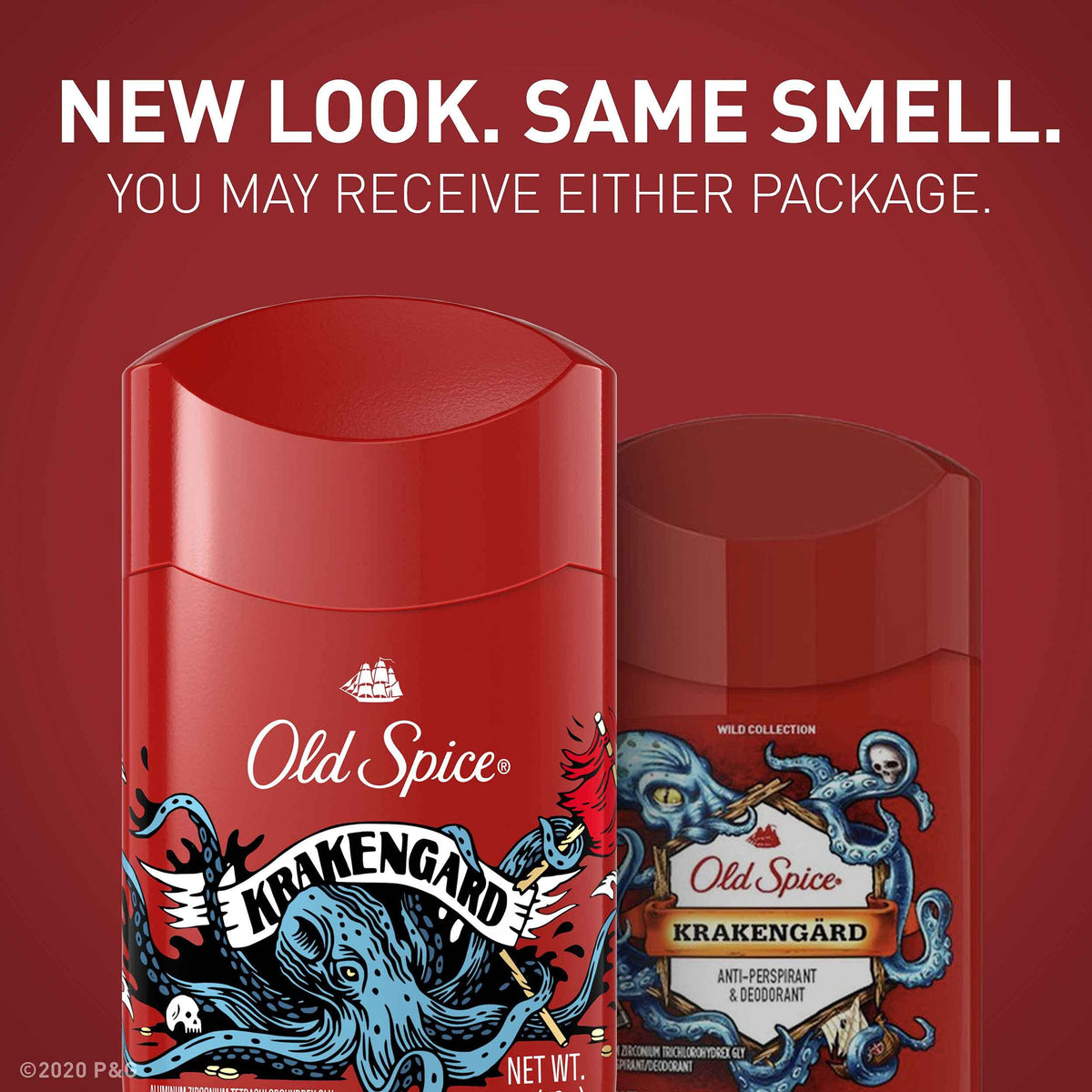 Old Spice Krakengard in hand to show 2.6 ounce scale and travel-friendly convenience