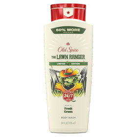 Old Spice Lawn Ranger front label showing scent and size for clear choice