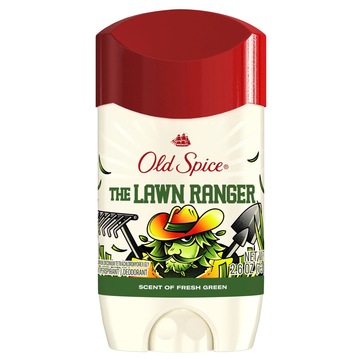 Old Spice Lawn Ranger front packaging showing label and size for clear selection