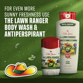 Old Spice Lawn Ranger top view displaying product surface and scent identity