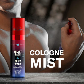 Old Spice on bathroom shelf styled with grooming items for curated routine