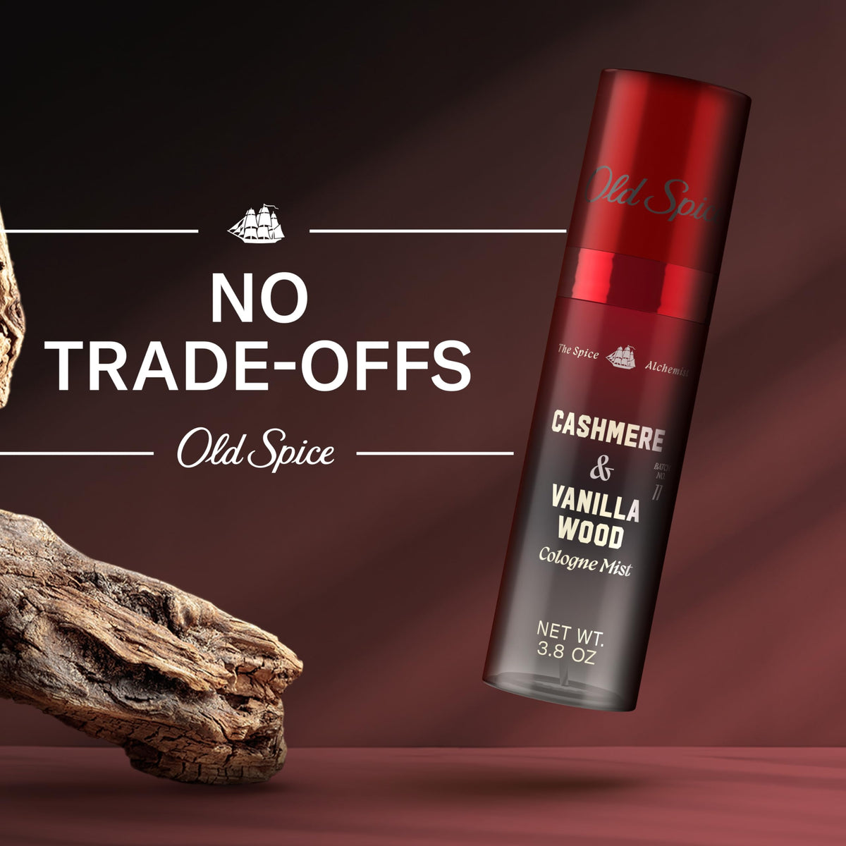 Old Spice bottle on dresser in lifestyle scene conveying everyday refinement benefit