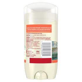 Old Spice lifestyle beach scene evoking mango tropical freshness and confidence
