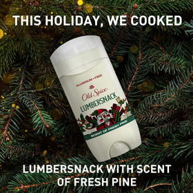 Old Spice LumberSnack paired with Holidudes body wash showing layered fragrance benefit