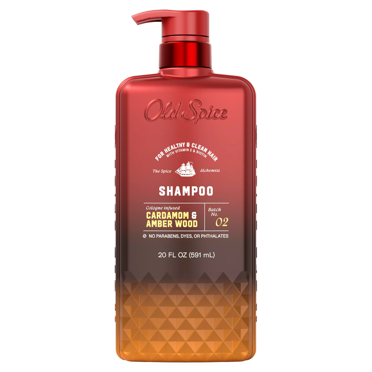Man using Old Spice shampoo in shower illustrating easy daily use