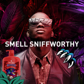 Old Spice NightPanther after-shower with towel showing fresh scent and clean-rinse feel