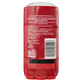 Old Spice applied on person during workout demonstrating lasting freshness benefit