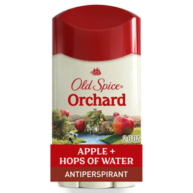 Old Spice Orchard front packaging showcasing 2.6 oz stick and scent