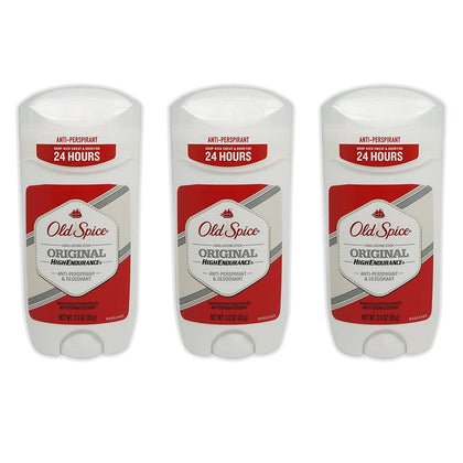 Old Spice Original front packaging showing three 3 oz sticks and brand clarity