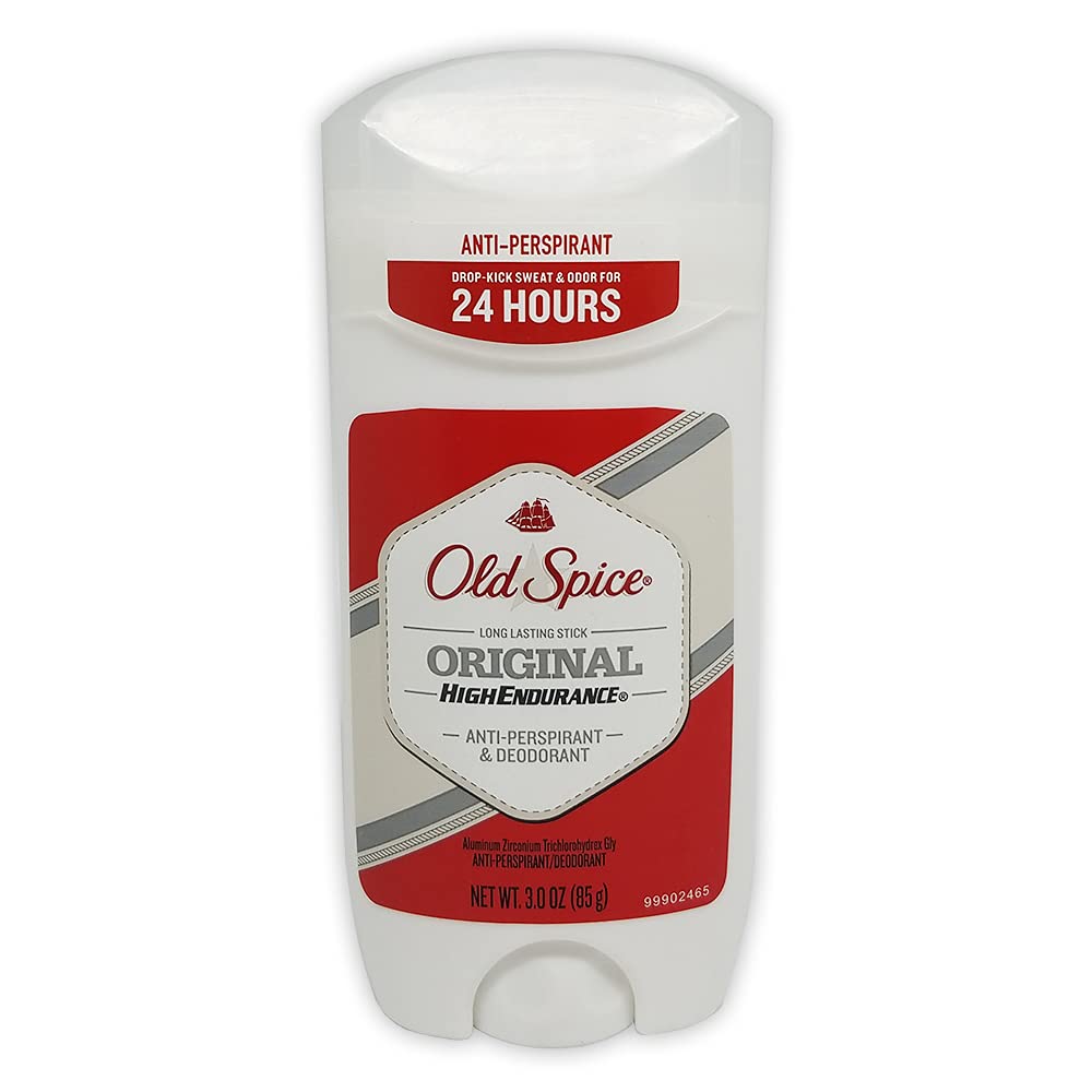 Close-up of Old Spice Original stick texture and smooth application benefit