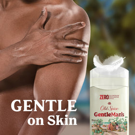Old Spice pack of three arrangement indicating value and convenience benefit
