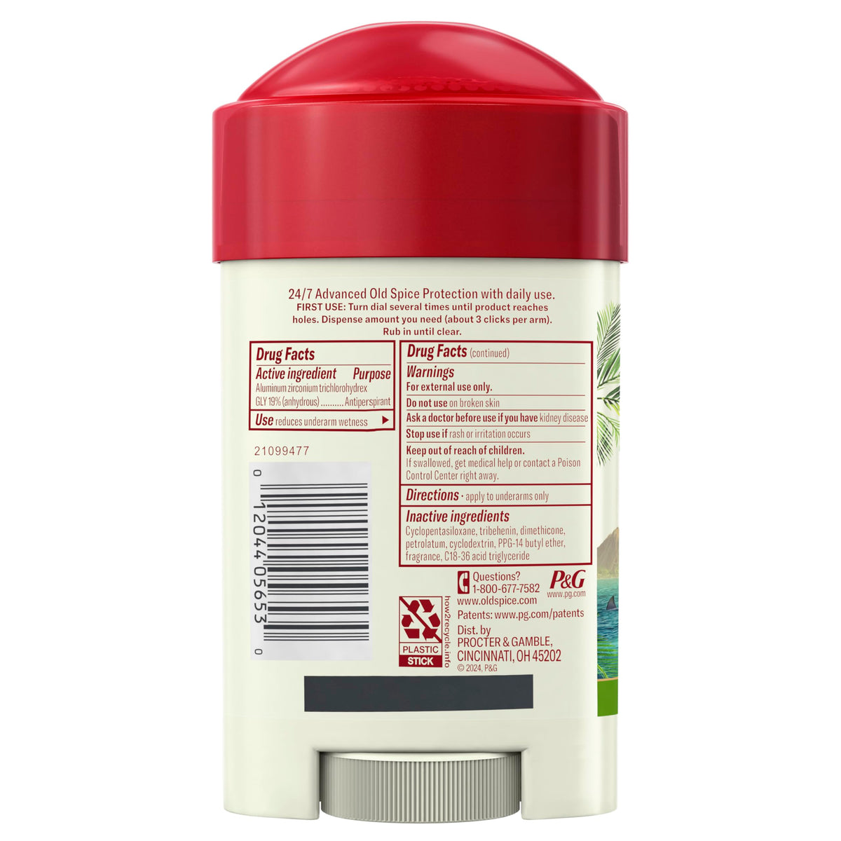 Old Spice product with travel essentials showing convenience for on-the-go benefit