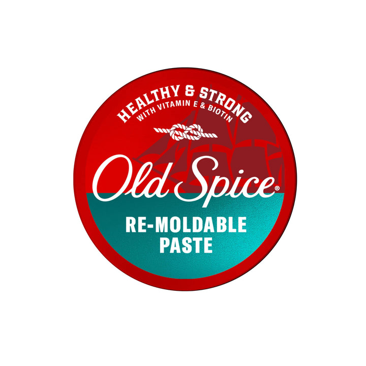 Old Spice front packaging showing jar and branding, highlights convenient size