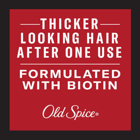 Old Spice product being rubbed between fingers for smooth application