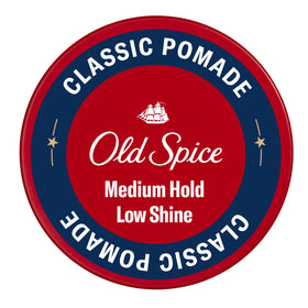 Old Spice front packaging showing jar and label, easy-identify brand benefit