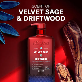 Old Spice being poured into hand to show pour control and ease of use