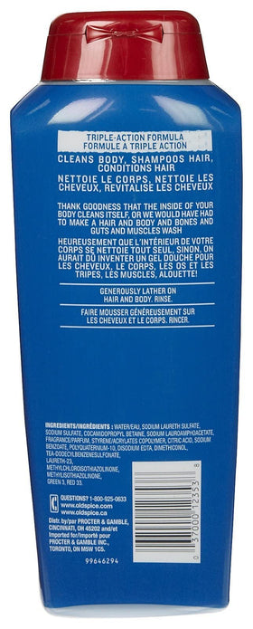 Old Spice gel texture close-up demonstrating rich lather and gentle conditioning benefit