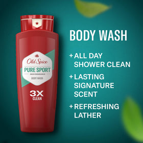 Old Spice back label with ingredients and directions, showing clarity and product information